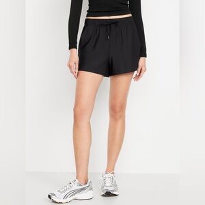 NWT Old Navy Black Drawstring Athletic Shorts